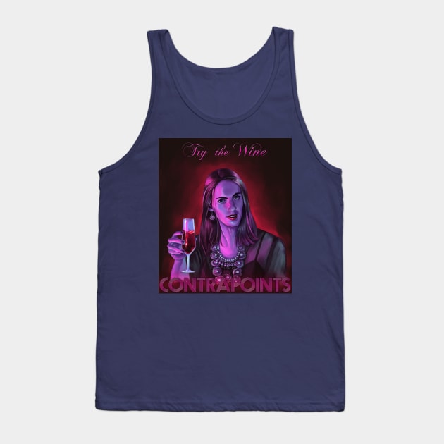 Try the Wine Tank Top by Skutchdraws